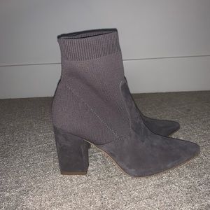 STEVE MADDEN REECE GREY BOOTIE